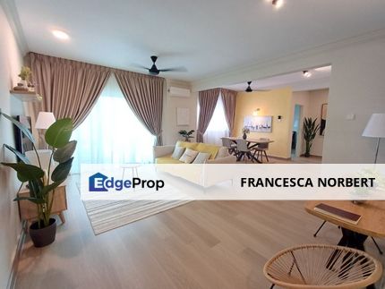 (SHOWROOM READY) Great Location Near Solaris Mont Kiara 3-Bedroom with Balcony for Sale @ Villa Makmur Condominium, Dutamas, Kuala Lumpur, Kuala Lumpur, Dutamas