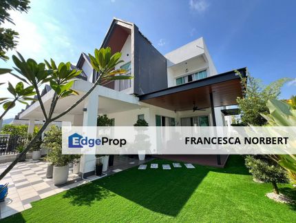 Move in Ready! Beautifully Renovated (Muji Home) End Lot Terraced House for Sale at Ebonyland, Eco Forest Semenyih, Selangor, Semenyih