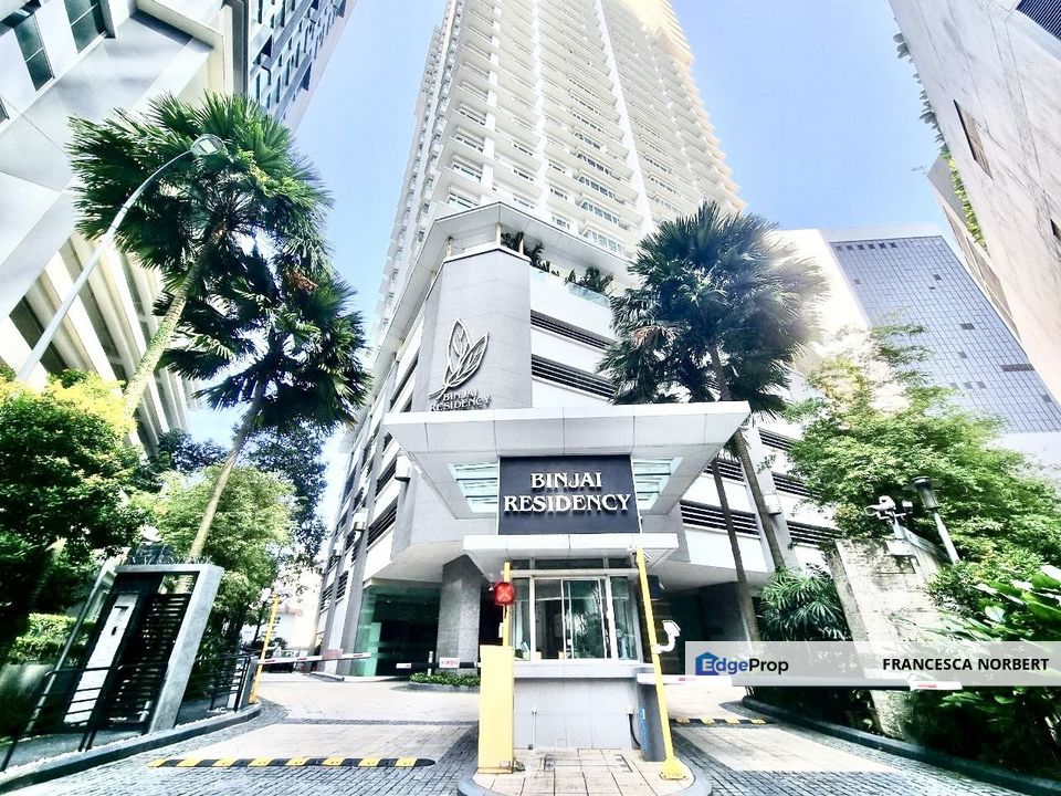 LOW DENSITY PRIVATE LIFT LOBBY 3+1 Bedroom for Sale at Binjai Residency KLCC Kuala Lumpur, Kuala Lumpur, KLCC