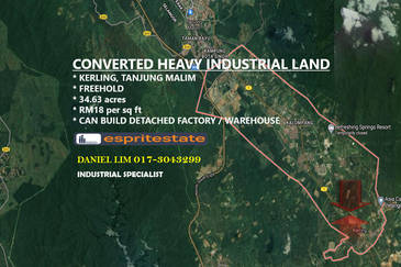 重工业地出售 34 acres HEAVY INDUSTRIAL LAND