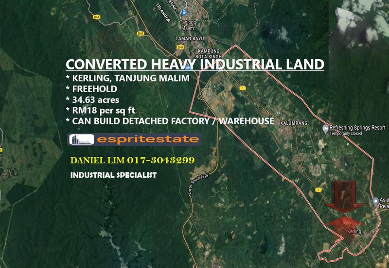 重工业地出售 34 acres HEAVY INDUSTRIAL LAND