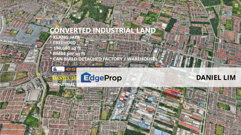 工业地出售 3ac CONVERTED INDUSTRIAL LAND, Selangor, Klang