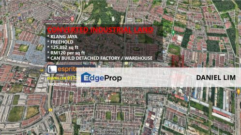 工业地出售 2.89ac CONVERTED INDUSTRIAL LAND, Selangor, Klang