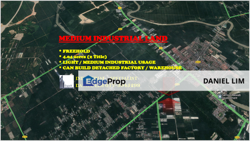 工业地出售 4.04acres MEDIUM INDUSTRIAL LAND, Selangor, Jenjarom