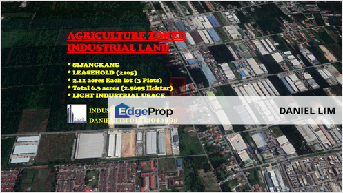 农业工业用途地 6.35ac ZONED INDUSTRIAL LAND, Selangor, Klang