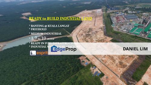 工业地出售 OLAK LEMPIT 9.5ac INDUSTRIAL LAND, Selangor, Banting