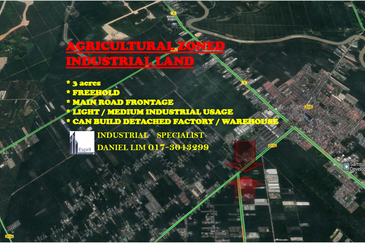 农业工业用途地 2.91ac ZONED INDUSTRIAL LAND