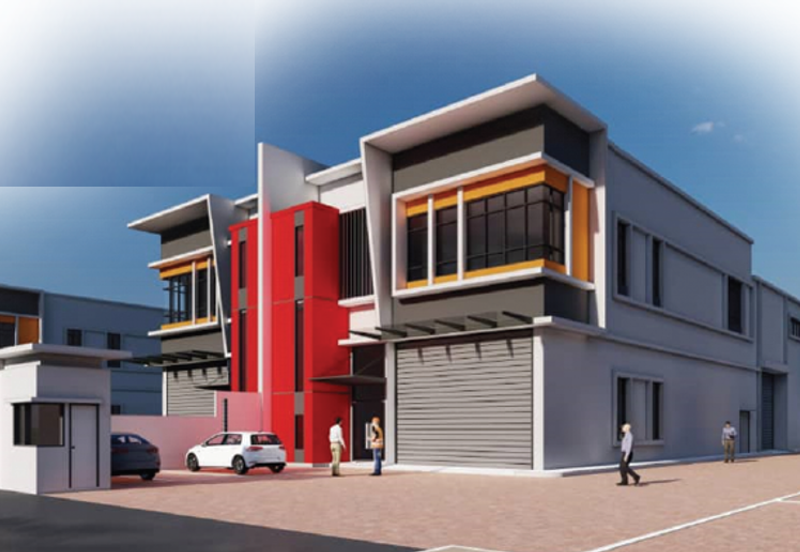 崭新半独立式厂房 NEW 75x188 CLUSTER SEMI DETACHED FACTORY