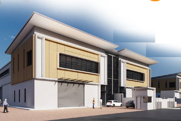 崭新半独立式厂房 NEW 105x180 SEMI DETACHED FACTORY