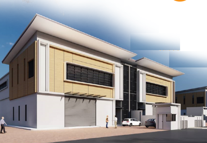 崭新半独立式厂房 NEW 105x180 SEMI DETACHED FACTORY