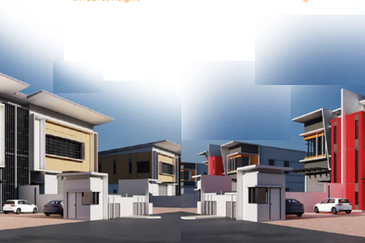 崭新半独立式厂房 NEW 105x180 SEMI DETACHED FACTORY