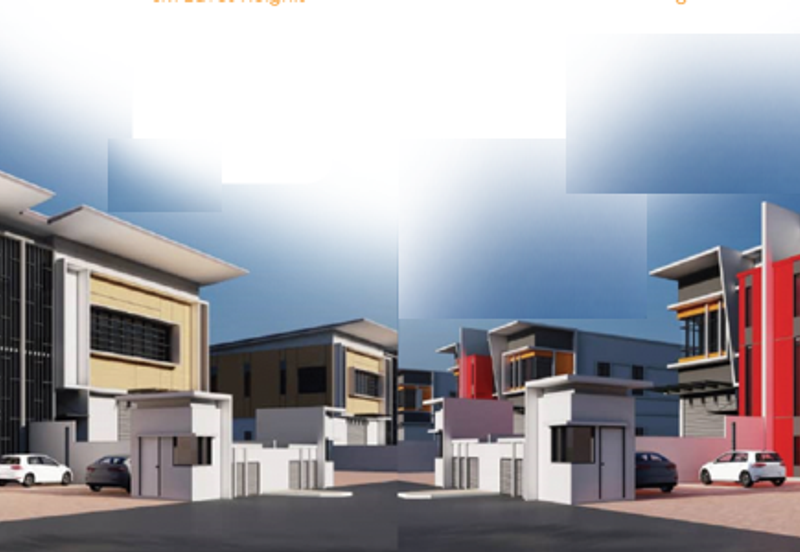 崭新半独立式厂房 NEW 105x180 SEMI DETACHED FACTORY