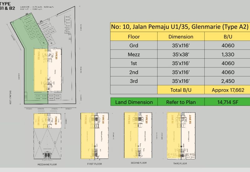 新半独立厂房 4½ STY SEMI DETACHED FACTORY