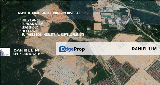 60acres ZONED INDUSTRIAL AGRICULTURAL LAND, Selangor, Kuala Selangor