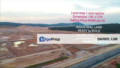 工业地出售 1ac READY to BUILD INDUSTRIAL LAND, Selangor, Bandar Puncak Alam