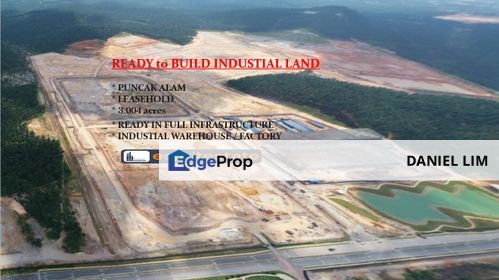 工业地出售 3ac READY to BUILD INDUSTRIAL LAND, Selangor, Bandar Puncak Alam