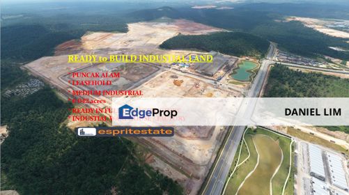 工业地出售 6acre MEDIUM INDUSTRIAL LAND, Selangor, Bandar Puncak Alam