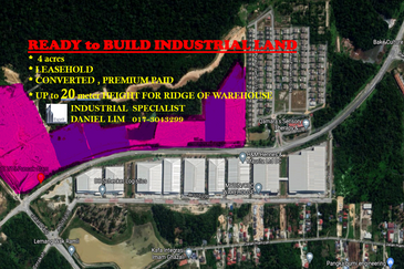 轻工业地出售 4.46acres LIGHT INDUSTRIAL LAND