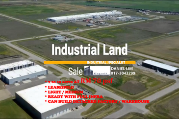 工业地出售 2ac READY to BUILD INDUSTRIAL LAND