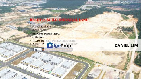 工业地出售 9ac READY to BUILD INDUSTRIAL LAND, Selangor, Kuala Selangor