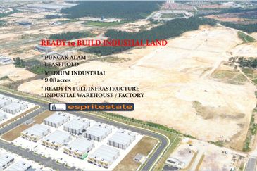 工业地出售 9ac READY to BUILD INDUSTRIAL LAND