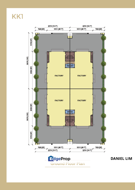 田字型厂房 出售 75'x120' SETIA ALAMAN CLUSTER FACTORY, Selangor, Klang
