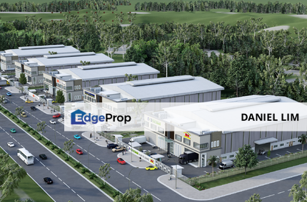 半独立式厂房出售 BUKIT BERUNTUNG 65'x207' SEMI DETACHED FACTORY, Selangor, Rawang