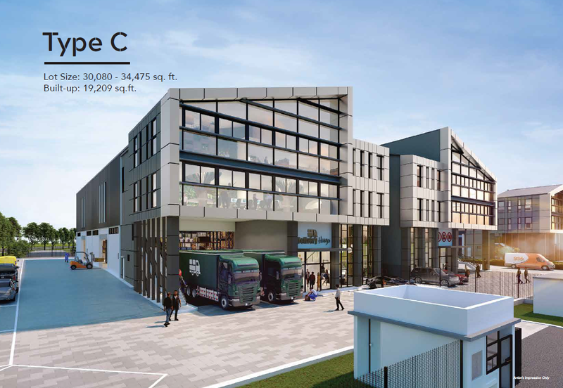 全新半独立式厂房 25,520 ft² NEW SEMI DETACHED FACTORY