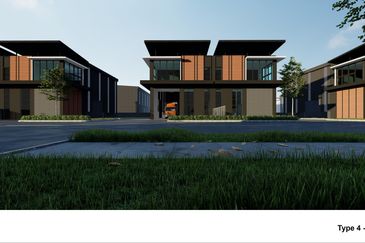 全新半独立式厂房 76x250 NEW SEMI DETACHED FACTORY