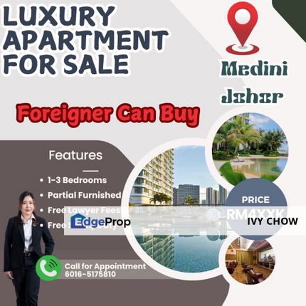 Luxury Resort Apartment Medini - Foreigne can buy, Johor, 