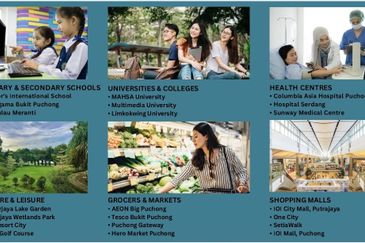 Rumah Landed Bukit Puchong - townhouse