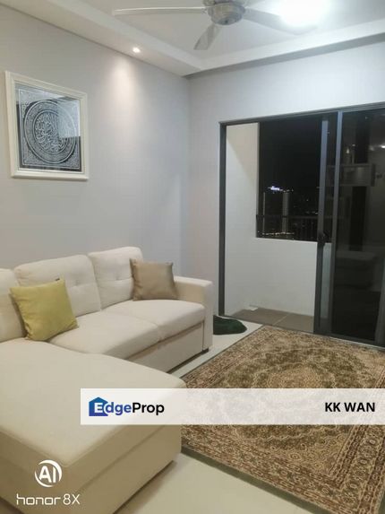 3 Rooms Partly Furnished 1000sf, Kuala Lumpur, Sentul