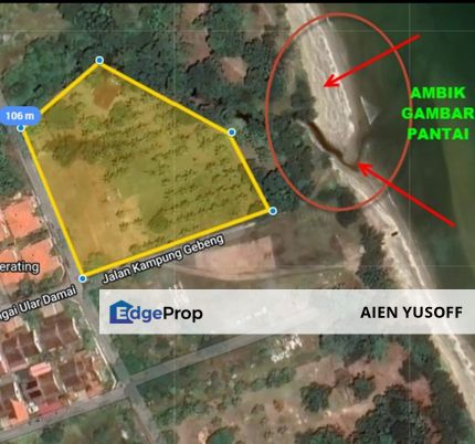 Tanah Pertanian 1 Lot Pantai Sg Ular Mukim near to Gebeng, Pahang, Balok