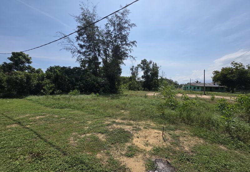 Tanah Dekat Pantai Lot Nampak Pantai Hiburan 