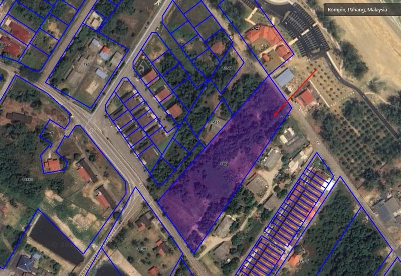 Tanah Dekat Pantai Lot Nampak Pantai Hiburan 