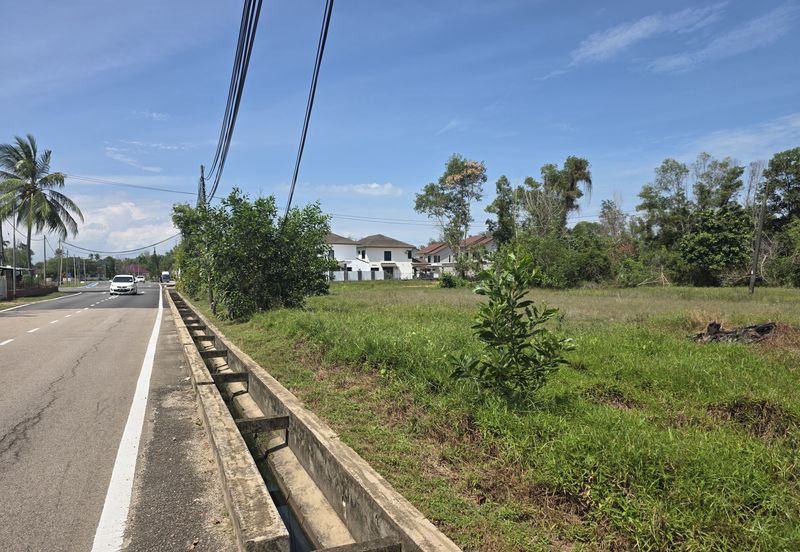 Tanah Dekat Pantai Lot Nampak Pantai Hiburan 