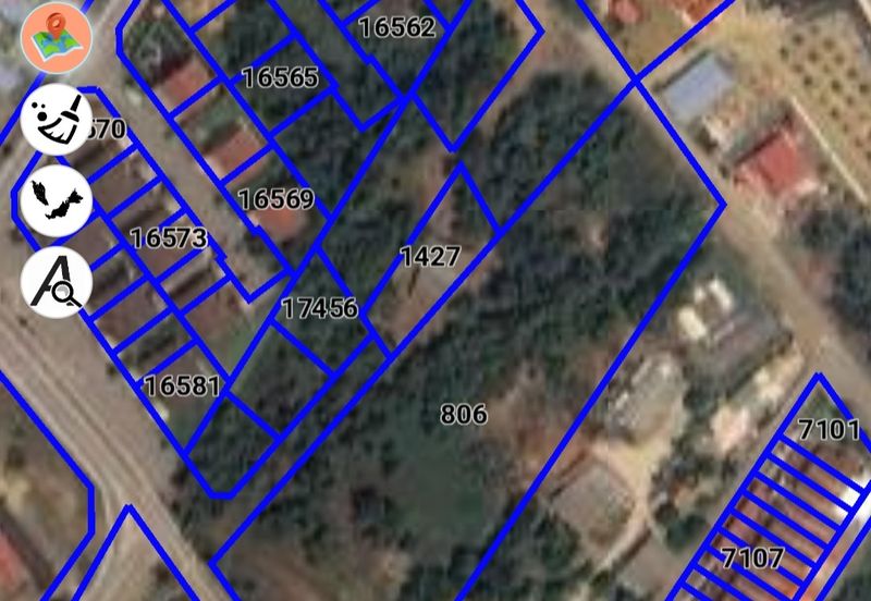 Tanah Dekat Pantai Lot Nampak Pantai Hiburan 