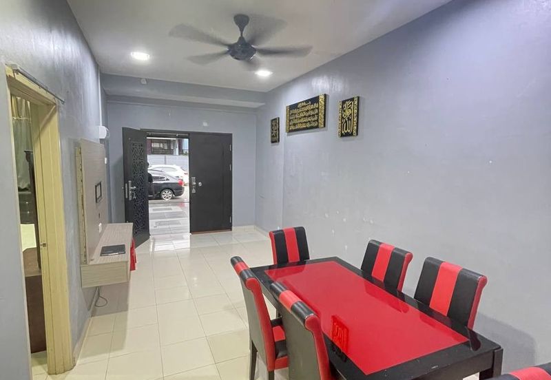 TERES TAMAN PSJ SG KARANG, KUANTAN UNTUK DIJUAL (Partially Furnished + Extend + Porch Fully Tile) 