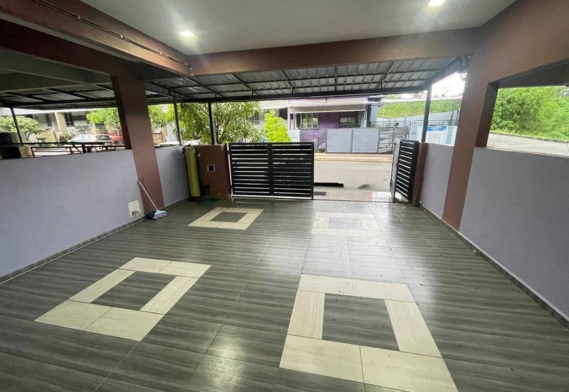 TERES TAMAN PSJ SG KARANG, KUANTAN UNTUK DIJUAL (Partially Furnished + Extend + Porch Fully Tile) 