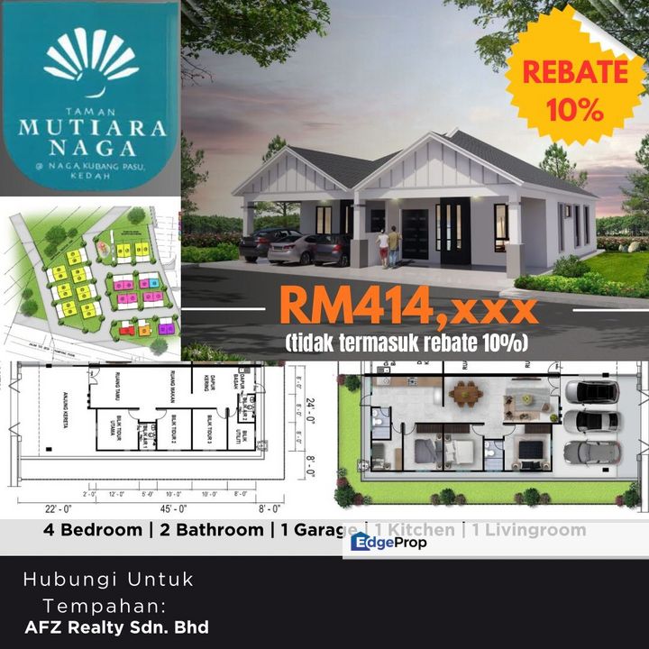 PROJEK BAHARU DI KEDAH
𝑻𝑨𝑴𝑨𝑵 𝑴𝑼𝑻𝑰𝑨𝑹𝑨 𝑵𝑨𝑮𝑨, 𝑲𝑬𝑷𝑨𝑳𝑨 𝑩𝑨𝑻𝑨𝑺, Kedah, Kepala Batas