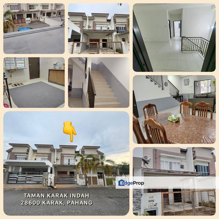 rumah teres dua tingkat untuk dijual, Pahang, Karak