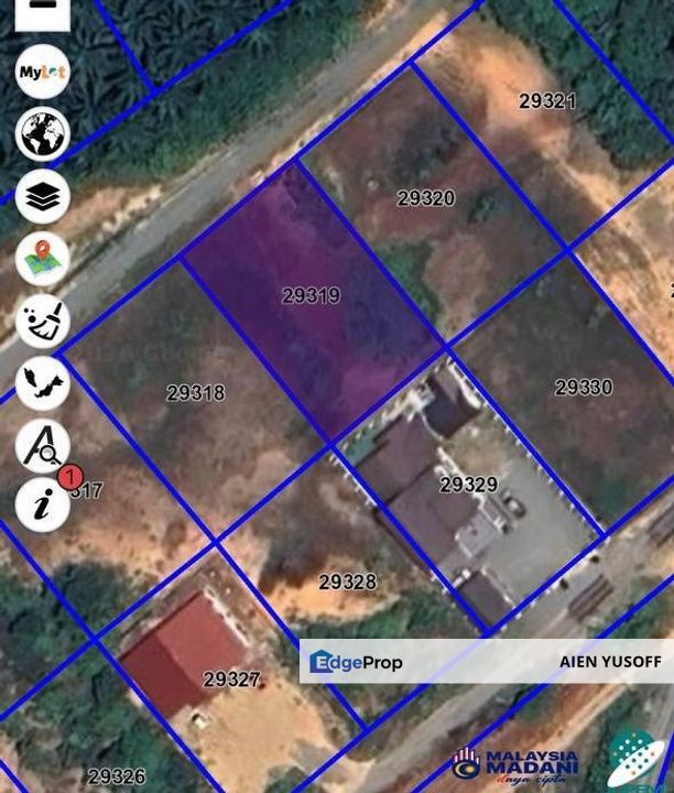 Tanah Lot Bangunan bebas banjir di Pulau Tawar Jerantut, Pahang, Jerantut