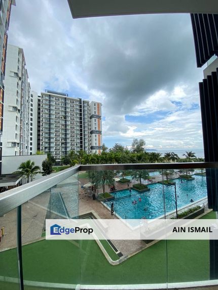 [FULLY FURNISHED] TIMURBAY RESIDENCE KUANTAN (Balcony Facing Pool & Side Sea View), Pahang, Kuantan