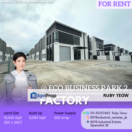 Eco Business Park 2 - Factory for Rent, Johor, Senai