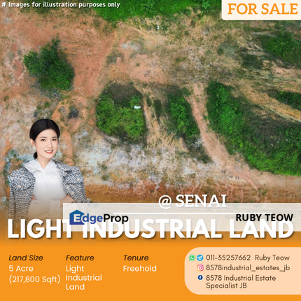 Senai - Light Industrial Land for Sale, Johor, Senai