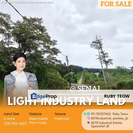 Senai - Light Industrial Land for Sale, Johor, Senai