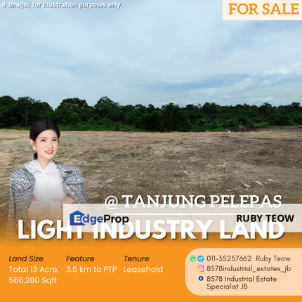 PTP Port of Tanjung Pelepas - Light Industrial Land for Sale, Johor, Gelang Patah