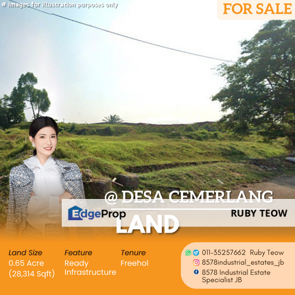 Taman Desa Cemerlang - Land for Sale, Johor, Ulu Tiram