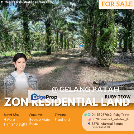 Gelang Patah - Zoning Residential Land for Sale, Johor, Skudai