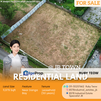 JB Town - Residential Land for Sale, Johor, Johor Bahru